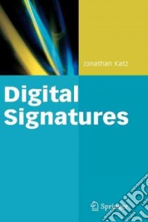 Digital Signatures libro in lingua di Katz Jonathan