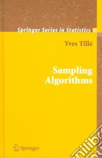 Sampling Algorithms libro in lingua di Tille Yves