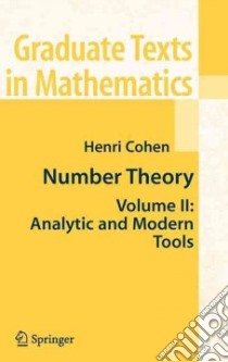 Number Theory libro in lingua di Cohen Henri