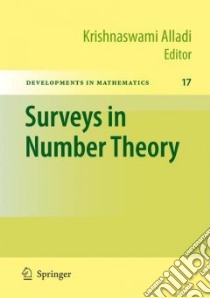 Surveys in Number Theory libro in lingua di Alladi Krishnaswami (EDT)