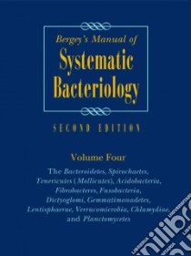 Bergey's Manual of Systematic Bacteriology libro in lingua di Krieg Noel R. (EDT), Staley James T. (EDT), Brown Daniel R. (EDT), Hedlund Brian P. (EDT), Paster Bruce J. (EDT)
