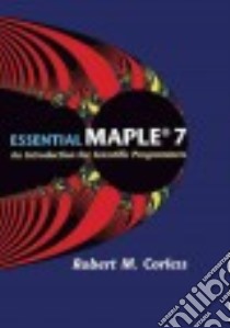 Essential Maple 7 libro in lingua di Corless Robert M.