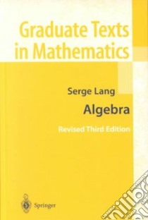 Algebra libro in lingua di Lang Serge