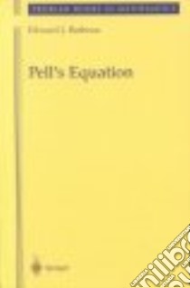 Pell's Equation libro in lingua di Barbeau Edward