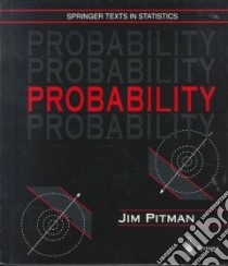 Probability libro in lingua di Pitman Jim