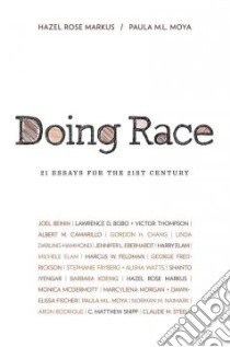 Doing Race libro in lingua di Markus Hazel Rose (EDT), Moya Paula M. L. (EDT)