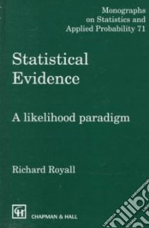 Statistical Evidence libro in lingua di Royall Richard M.
