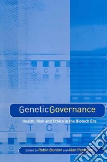 Genetic Governance libro in lingua di Robin Bunton
