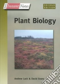 Plant Biology libro in lingua di Lack Andrew, Evans David, Evans D. E.