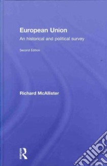 European Union libro in lingua di McAllister Richard