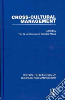 Cross-Cultural Management libro in lingua di Andrews Tim G. (EDT)