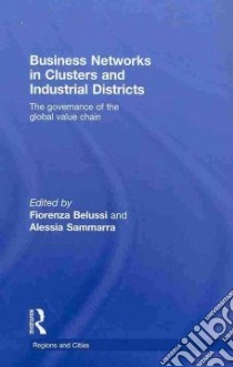 Business Networks in Clusters and Industrial Districts libro in lingua di Belussi Fiorenz (EDT), Sammarra Alessia (EDT)