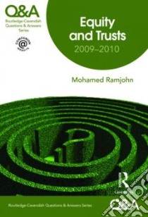 Equity and Trusts Q&A libro in lingua di Mohamed Ramjohn