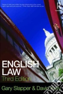 English Law libro in lingua di Gary Slapper