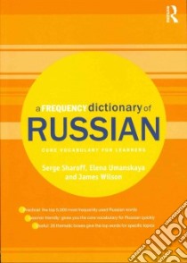 A Frequency Dictionary of Russian libro in lingua di Sharoff Serge, Umanskaya Elena, Wilson James