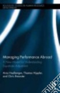 Managing Performance Abroad libro in lingua di Haslberger Arno, Brewster Chris, Hippler Thomas