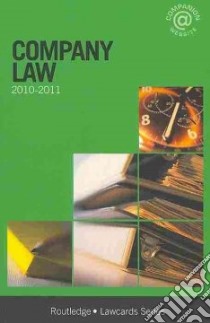 Company Lawcards libro in lingua