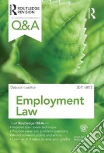 Q&A Employment Law libro in lingua di Deborah Lockton