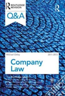 Q&A Company Law libro in lingua di Mike Ottley