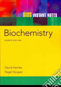 Biochemistry libro in lingua di Hames David, Hooper Nigel