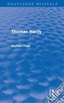 Thomas Hardy libro in lingua di Page Norman