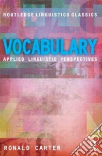 Vocabulary libro in lingua di Carter Ronald