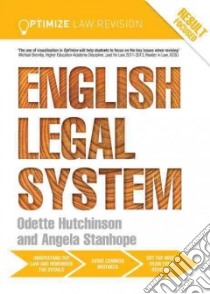 Optimize English Legal System libro in lingua di Hutchinson Odette, Stanhope Angela