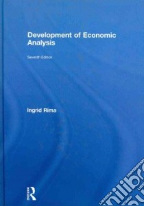 Development of Economic Analysis libro in lingua di Rima Ingrid
