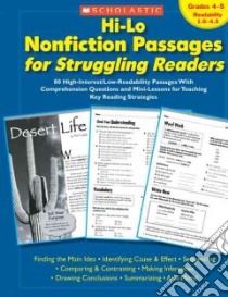 Hi-lo Nonfiction Passages for Struggling Readers libro in lingua di Not Available (NA)