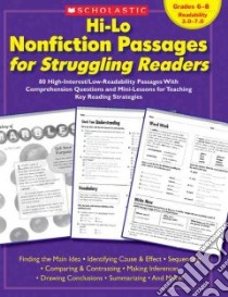 Hi-Lo Nonfiction Passages for Struggling Readers libro in lingua di Not Available (NA)
