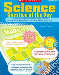Science Question of the Day libro in lingua di Finton Nancy