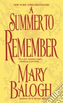 A Summer to Remember libro in lingua di Balogh Mary