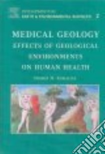 Medical Geology libro in lingua di Komatina Miomir M.