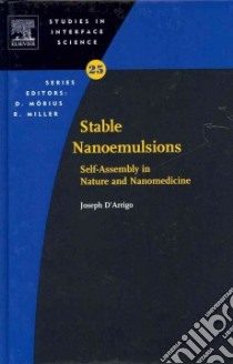 Stable Nanoemulsions libro in lingua di D'arrigo Joseph