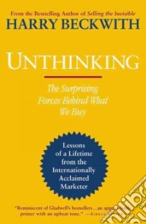 Unthinking libro in lingua di Beckwith Harry