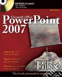 PowerPoint 2007 Bible libro in lingua di Wempen Faithe