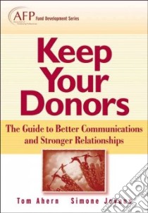 Keep Your Donors libro in lingua di Ahern Tom, Joyaux Simone