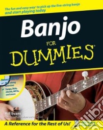 Banjo for Dummies libro in lingua di Bill  Evans