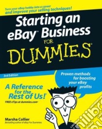 Starting an EBay Business for Dummies libro in lingua di Collier Marsha