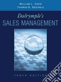 Dalrymple's Sales Management libro in lingua di Cron William L., Decarlo Thomas E.
