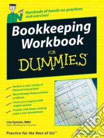 Bookkeeping Workbook for Dummies libro in lingua di Epstein Lita