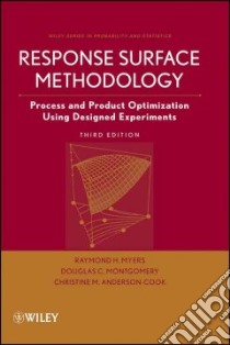 Response Surface Methodology libro in lingua di Myers Raymond H., Montgomery Douglas C., Anderson-cook Christine M.