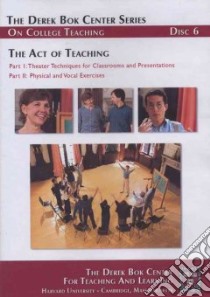 The Act of Teaching libro in lingua di Derek Bok Center For Teaching And Learning (COR)