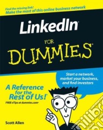 LinkedIn for Dummies libro in lingua di Elad Joel