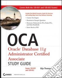 OCA Oracle Database 11g Administrator Certified Associate libro in lingua di Thomas Biju