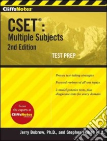 CliffsNotes CSET libro in lingua di Bobrow Jerry, Fisher Stephen