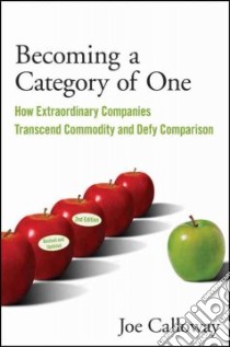 Becoming a Category of One libro in lingua di Calloway Joe