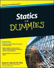 Statics for Dummies libro in lingua di Allen James H. III