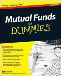 Mutual Funds for Dummies libro in lingua di Tyson Eric
