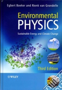 Environmental Physics libro in lingua di Boeker Egbert, Van Grondelle Rienk